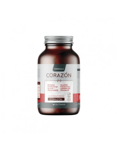 Fórmula corazón de WeBotanix, 60 cápsulas