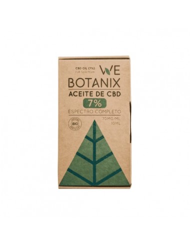 Aceite de CBD 7% de WeBotanix, 10 mililitros