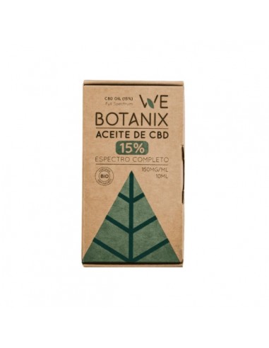 Aceite de CBD 15% de WeBotanix, 10 mililitros