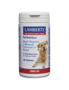 Multivitaminas y Minerales para perros de Lamberts, 90 comprimidos