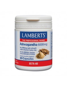 Ashwagandha de Lamberts, 60 cápsulas