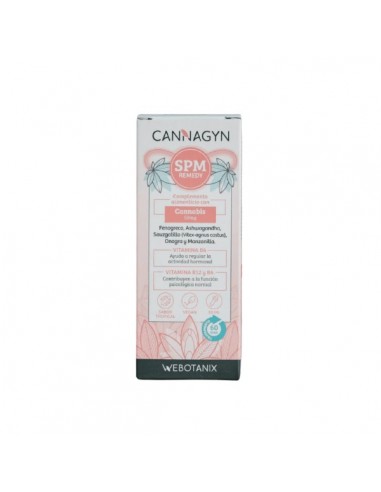 Cannagyn síndrome premenstrual remedy de WeBotanix, 30 mililitros