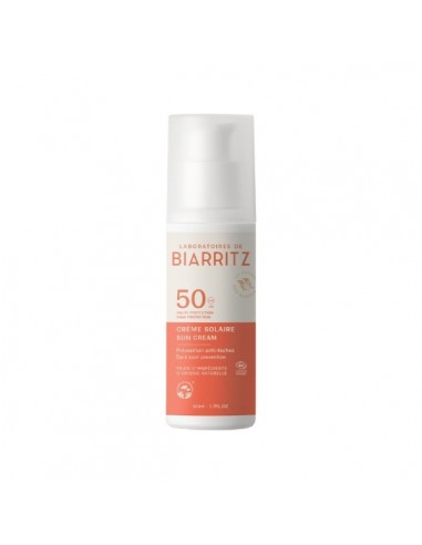 Crema solar facial SPF 50 de Laboratoires de Biarritz, 50 mililitros