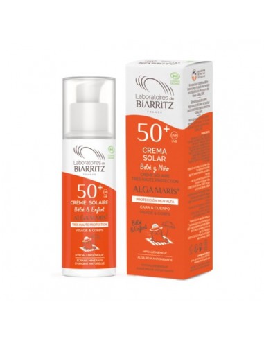 Crema solar niños SPF 50+ de Laboratoires de Biarritz, 100 mililitros